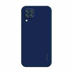 For Samsung Galaxy A22 4G ENKAY Liquid Silicone Shockproof Phone Case(Dark Blue)