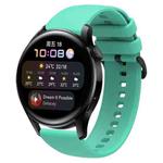 For Huawei Watch3 22mm Waterproof Sports Silicone Watch Band(Teal)
