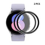 2 PCS For Samsung Galaxy Watch5 40mm ENKAY 3D PC + PMMA HD Full Coverage Screen Protector Film