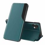 For Nohing Phone 1 Side Display Shockproof Flip Leather PhoneCase(Green)