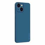 For iPhone 14 Plus PINWUYO Sense Series Liquid Silicone TPU Phone Case (Blue)