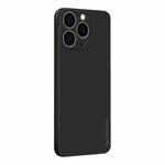 For iPhone 14 Pro PINWUYO Sense Series Liquid Silicone TPU Phone Case(Black)