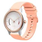 For Garmin Vivomove 20mm Solid Color Soft Silicone Watch Band(Pink)