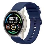 For Xiaomi Watch Sport 22mm Solid Color Soft Silicone Watch Band(Navy Blue)