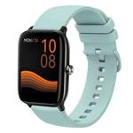 For Xiaomi Haylou GST LS09B 22mm Solid Color Soft Silicone Watch Band(Sapphire Green)