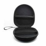 Portable Zippered Round Shaped Headphone Earbud Carrying Storage Bag Case