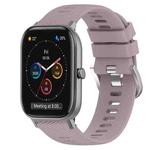 For Amazfit GTS 20mm Solid Color Soft Silicone Watch Band(Roland Purple)