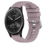 For Garmin Vivomove Sport 20mm Solid Color Soft Silicone Watch Band(Roland Purple)