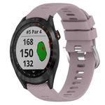 For Garmin Approach S40 20mm Solid Color Soft Silicone Watch Band(Roland Purple)