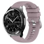 For Samsung Gear S3 Classic 22mm Solid Color Soft Silicone Watch Band(Roland Purple)