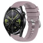 For Huawei Watch GT3 46mm 22mm Solid Color Soft Silicone Watch Band(Roland Purple)