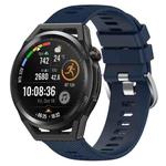 For Huawei Watch GT Runner 22mm Solid Color Soft Silicone Watch Band(Midnight Blue)