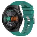 For Huawei Watch GT 2E 22mm Solid Color Soft Silicone Watch Band(Green)