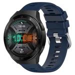 For Huawei Watch GT 2E 22mm Solid Color Soft Silicone Watch Band(Midnight Blue)