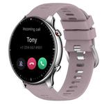 For Amazfit GTR 2 22mm Solid Color Soft Silicone Watch Band(Roland Purple)