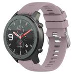 For Amazfit GTR 47mm 22mm Solid Color Soft Silicone Watch Band(Roland Purple)