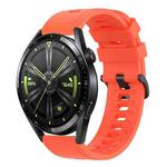 For Huawei Watch GT3 42mm 20mm Solid Color Soft Silicone Watch Band(Red)