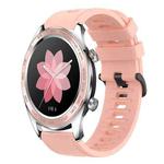 For Honor Watch Dream 22MM Solid Color Soft Silicone Watch Band(Pink)