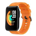 For Xiaomi MI Watch Sport 22mm Solid Color Soft Silicone Watch Band(Orange)