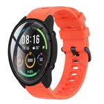 For Xiaomi MI Watch Color 22mm Solid Color Soft Silicone Watch Band(Red)