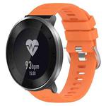 For Honor S1 18mm Solid Color Silicone Watch Band(Orange)
