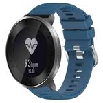 For Honor S1 18mm Solid Color Silicone Watch Band(Blue)