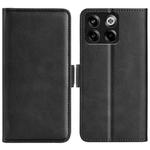 For OnePlus Ace Pro Dual-side Magnetic Buckle Leather Phone Case(Black)