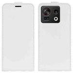 For ZTE Nubia Z40S Pro R64 Texture Single Vertical Flip Leather Phone Case(White)