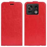 For ZTE Nubia Z40S Pro R64 Texture Single Vertical Flip Leather Phone Case(Red)