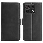 For ZTE nubia Z40S Pro Dual-side Magnetic Buckle Horizontal Flip Leather Phone Case(Black)