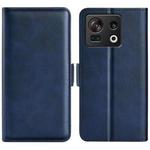 For ZTE nubia Z40S Pro Dual-side Magnetic Buckle Horizontal Flip Leather Phone Case(Dark Blue)