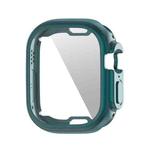 ENKAY Electroplated Soft TPU Case with Screen Film For Apple Watch Ultra 49mm(Cyan)