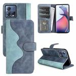 For Motorola Moto S30 Pro Stitching Horizontal Flip Leather Phone Case(Blue)