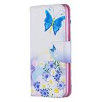 Colored Drawing Pattern Horizontal Flip Leather Case for Huawei Honor10i / P Smart Plus,with Holder & Card Slots & Wallet(Butterfly Love)