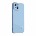 For iPhone 14 ENKAY Liquid Silicone Shockproof Phone Case (Blue)