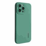 For iPhone 14 Pro ENKAY Liquid Silicone Shockproof Phone Case(Dark Green)