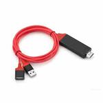 Dongle USB Male + USB Female to HDMI Male 1080P HDMI Cables Adapter