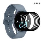 5 PCS For Samsung Galaxy Watch5 44mm ENKAY 9H Full Cover Tempered Glass Watch Film