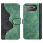For Asus ROG Phone 6 Stitching Horizontal Flip Leather Phone Case(Green)