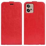 For Motorola Moto G32 R64 Texture Vertical Flip Leather Phone Case(Red)