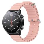 For Xiaomi MI Watch S1 22mm Ocean Style Silicone Solid Color Watch Band(Pink)