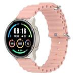 For Xiaomi MI Watch Sport 22mm Ocean Style Silicone Solid Color Watch Band(Pink)