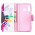 Colored Drawing Pattern Horizontal Flip Leather Case for Huawei P30 Lite,with Holder & Card Slots & Wallet(Sunflower)