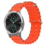 For Garminmove Luxe 20mm Ocean Style Silicone Solid Color Watch Band(Orange)
