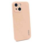 For iPhone 14 ENKAY Liquid Silicone Shockproof Soft Phone Case(Pink)