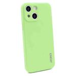 For iPhone 14 Plus ENKAY Liquid Silicone Shockproof Soft Phone Case(Light Green)