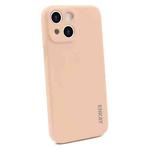 For iPhone 14 Plus ENKAY Liquid Silicone Shockproof Soft Phone Case(Pink)