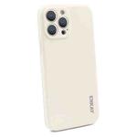 For iPhone 14 Pro ENKAY Liquid Silicone Shockproof Soft Phone Case(Beige)