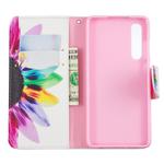 Colored Drawing Pattern Horizontal Flip Leather Case for Huawei P30,with Holder & Card Slots & Wallet(Sunflower)