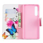 Colored Drawing Pattern Horizontal Flip Leather Case for Huawei P30,with Holder & Card Slots & Wallet(Two Butterflies)